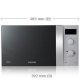 Samsung GE82V-SS forno a microonde 800 W 3