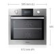 Samsung BQ1D4T007 forno 65 L 1200 W A Acciaio inossidabile 3