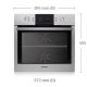 Samsung NV6783BGESR/EF forno 70 L Metallico, Acciaio inox 3