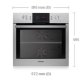 Samsung NV6783BGESR/EF forno 70 L A Metallico, Acciaio inossidabile 3