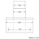 Neff DMH 3964 N Cappa aspirante a parete Acciaio inox 840 m³/h 6