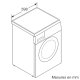 Neff W7320F4EU lavatrice Caricamento frontale 8 kg 1200 Giri/min Bianco 5