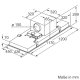 Neff I92C67N1 cappa aspirante 780 m³/h Incassato A 3