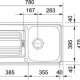 Franke EFX-614-78 LUX Acciaio inox 3