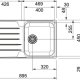 Franke Laser LSX-611/R Acciaio inox 3