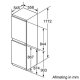 Bosch KIN85SD30 frigorifero con congelatore Da incasso 246 L Bianco 3
