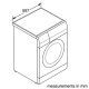 Bosch Avantixx 7/4 WVH28441NL lavasciuga Libera installazione Caricamento frontale Bianco 4