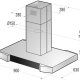 Gorenje ID2000P2 cappa aspirante Cappa aspirante a parete Alluminio, Nero 633 m³/h 3