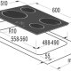 Gorenje IT640ORA Nero Da incasso Piano cottura a induzione 4 Fornello(i) 3