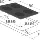 Gorenje IT612SYB piano cottura Nero Da incasso Piano cottura a induzione 4 Fornello(i) 3