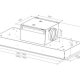 FABER S.p.A. Heaven Glass PRO X A100 Integrato a soffitto Acciaio inox 855 m³/h 3