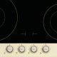 Smeg PI764PO piano cottura Nero, Crema Da incasso Piano cottura a induzione 4 Fornello(i) 3