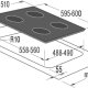 Gorenje ECD610AX Nero Da incasso Piano cottura a induzione 4 Fornello(i) 3