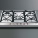 Smeg SR775XRWD piano cottura Acciaio inox Da incasso Gas 5 Fornello(i) 4