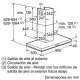 Bosch Serie 8 DWB091U50 cappa aspirante Cappa aspirante a parete Acciaio inox 980 m³/h 6