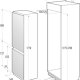 Gorenje NRKI4181CW frigorifero con congelatore Da incasso Bianco 3