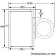 Bosch WAQ28468ES lavatrice Caricamento frontale 8 kg 1400 Giri/min Bianco 5