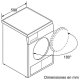 Bosch No WTW84101EE asciugatrice Libera installazione Caricamento frontale 7 kg A++ Bianco 6