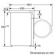 Bosch No WTW85237EE asciugatrice Libera installazione Caricamento frontale 7 kg A++ Bianco 6
