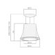 Elica Audrey Classic/F/49 Sospeso Bianco 325 m³/h 3