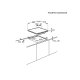Electrolux EGE6182NOK piano cottura Nero Da incasso 60 cm Combi 4 Fornello(i) 3