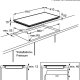 AEG HK973500FB Nero Da incasso Piano cottura a induzione 3 Fornello(i) 3