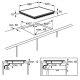 Electrolux E6953FOK Nero Da incasso Piano cottura a induzione 3 Fornello(i) 3