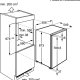 AEG SKS68800F1 frigorifero Da incasso 141 L Bianco 3