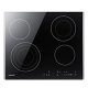 Samsung CTR264KC01 piano cottura Nero Da incasso Ceramica 4 Fornello(i) 6