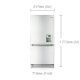 Samsung RL62VCSW Libera installazione 464 L Bianco 5