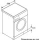 Siemens WM14E47XEE lavatrice Caricamento frontale 7 kg 1400 Giri/min Acciaio inox 3