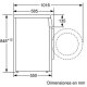 Siemens WM14Q468ES lavatrice Caricamento frontale 8 kg 1400 Giri/min Bianco 3
