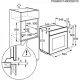 Electrolux EOY55851AX forno 74 L 3680 W Acciaio inox 3