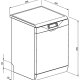 Smeg LSA6445B2 lavastoviglie Libera installazione 13 coperti 3