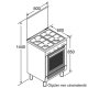Bosch HGV74W356T cucina Gas naturale Gas Acciaio inox 4