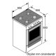 Bosch HGV74X456T cucina Gas naturale Gas Acciaio inox 3
