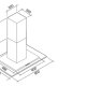 Falmec Kristal Cappa aspirante a isola Acciaio inox 800 m³/h 3