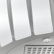 Falmec Prestige Cappa aspirante a parete Acciaio inox, Bianco 800 m³/h 3