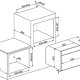 Smeg SF4120M forno a microonde Specchio, Acciaio inox Da incasso 40 L 1000 W 3