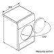 Siemens WT47W590FF asciugatrice Libera installazione Caricamento frontale 9 kg A++ Bianco 7