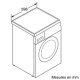 Siemens WM14Q49XFF lavatrice Caricamento frontale 8 kg 1400 Giri/min Acciaio inox 5