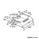 Bosch DHU645D cappa aspirante Integrato a soffitto Acciaio inox 420 m³/h 6