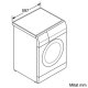 Siemens WD15H540DN lavasciuga Libera installazione Caricamento frontale Bianco 6