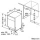Bosch SPU53M02SK lavastoviglie Sottopiano 9 coperti 6
