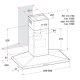 Hotpoint Ariston HLC 9.8 LT X/HA cappa aspirante Cappa aspirante a parete Acciaio inox 821 m³/h 3