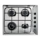 Indesit PIM 640 AST IX piano cottura Acciaio inox Da incasso Gas 4 Fornello(i) 3
