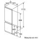 Bosch Serie 4 KIV86VS30 frigorifero con congelatore Da incasso 267 L Bianco 3