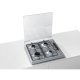 Bosch PBP0C5Y80N piano cottura Nero, Bianco Da incasso Gas 4 Fornello(i) 5