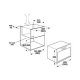Whirlpool AMW 450/1 IX forno a microonde Nero, Acciaio inox Da incasso 22 L 750 W 3