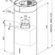 Smeg KIR37XE cappa aspirante Cappa aspirante a isola Acciaio inox 660 m³/h 3